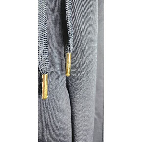 A/X Armani Exchange Womens Track Pants XS Black Red Logo Snap Up Leg Side Stripe - Picture 8 of 16